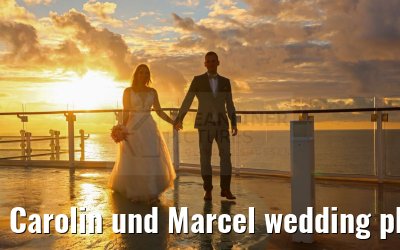 Carolin und Marcel wedding photos Celebrity Edge 