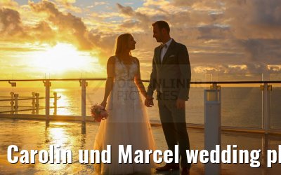 Carolin und Marcel wedding photos Celebrity Edge 