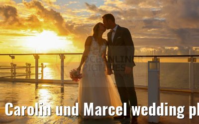 Carolin und Marcel wedding photos Celebrity Edge 