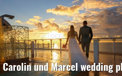 Carolin und Marcel wedding photos Celebrity Edge 