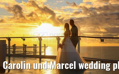 Carolin und Marcel wedding photos Celebrity Edge 