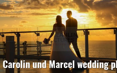 Carolin und Marcel wedding photos Celebrity Edge 