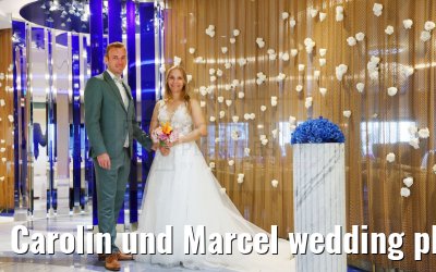 Carolin und Marcel wedding photos Celebrity Edge 
