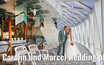 Carolin und Marcel wedding photos Celebrity Edge 