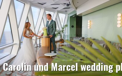 Carolin und Marcel wedding photos Celebrity Edge 