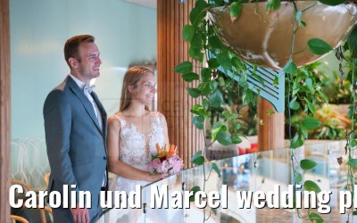 Carolin und Marcel wedding photos Celebrity Edge 