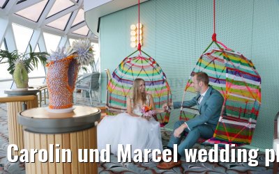 Carolin und Marcel wedding photos Celebrity Edge 
