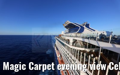 Magic Carpet evening view Celebrity Edge