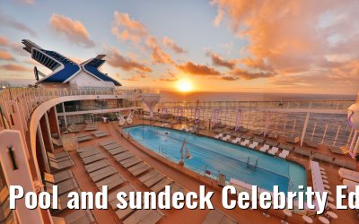 Pool and sundeck Celebrity Edge