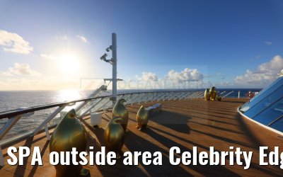SPA outside area Celebrity Edge