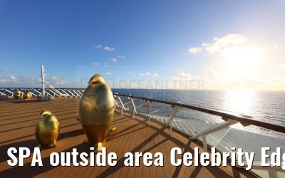 SPA outside area Celebrity Edge