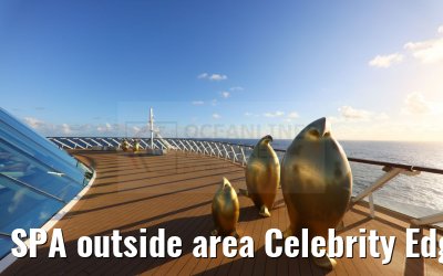 SPA outside area Celebrity Edge