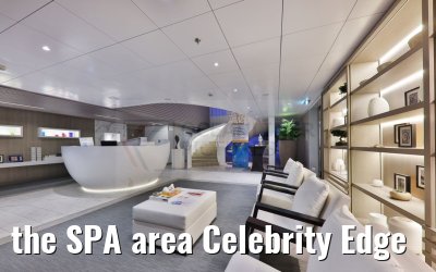 the SPA area Celebrity Edge
