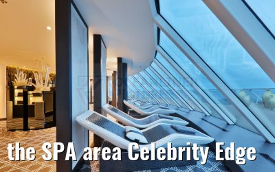 the SPA area Celebrity Edge