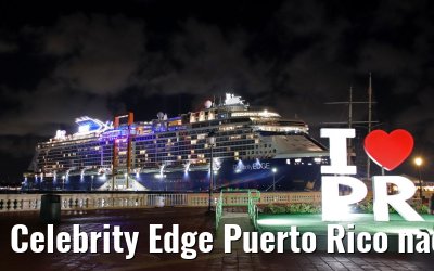Celebrity Edge Puerto Rico nachts 12.03.2019 / Photo: M. Barzantny