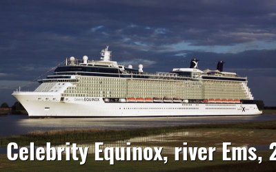Celebrity Equinox, river Ems, 20. June 2009