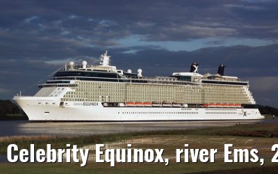 Celebrity Equinox, river Ems, 20. June 2009