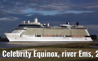 Celebrity Equinox, river Ems, 20. June 2009