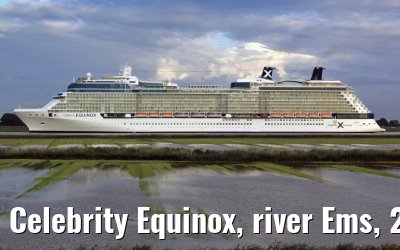 Celebrity Equinox, river Ems, 20. June 2009