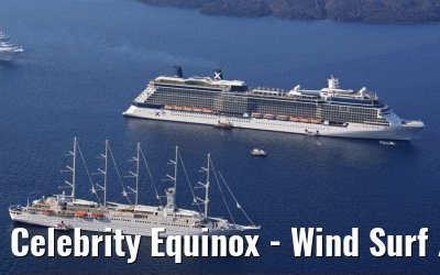 Celebrity Equinox - Wind Surf / Santorin 06th October 2011