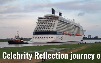 Celebrity Reflection journey on the river Ems - 16th September 2012