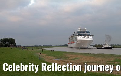Celebrity Reflection journey on the river Ems - 16th September 2012