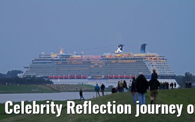 Celebrity Reflection journey on the river Ems - 16th September 2012