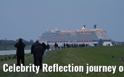 Celebrity Reflection journey on the river Ems - 16th September 2012