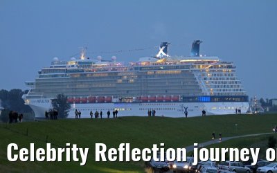 Celebrity Reflection journey on the river Ems - 16th September 2012