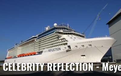 CELEBRITY REFLECTION - Meyer Werft shipyard Papenburg (Germany) - August 18, 2012