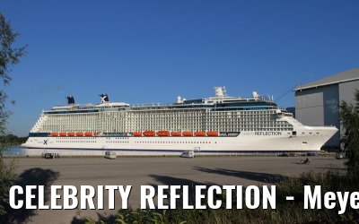 CELEBRITY REFLECTION - Meyer Werft shipyard Papenburg (Germany) - August 18, 2012