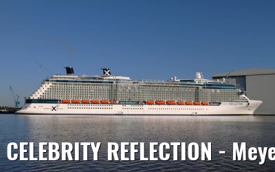 CELEBRITY REFLECTION - Meyer Werft shipyard Papenburg (Germany) - August 18, 2012