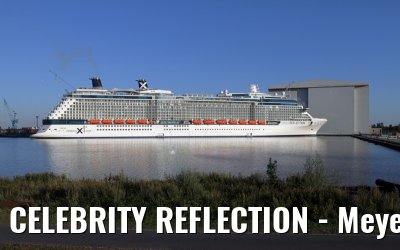 CELEBRITY REFLECTION - Meyer Werft shipyard Papenburg (Germany) - August 18, 2012