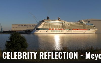CELEBRITY REFLECTION - Meyer Werft shipyard Papenburg (Germany) - August 18, 2012