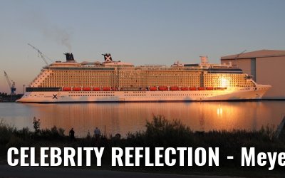 CELEBRITY REFLECTION - Meyer Werft shipyard Papenburg (Germany) - August 18, 2012