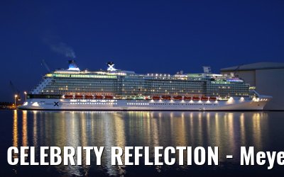 CELEBRITY REFLECTION - Meyer Werft shipyard Papenburg (Germany) - August 18, 2012