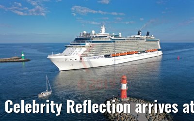 Celebrity Reflection arrives at the port of Warnemünde 03.08.2019