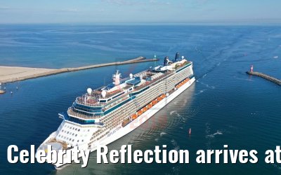 Celebrity Reflection arrives at the port of Warnemünde 03.08.2019