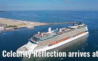 Celebrity Reflection arrives at the port of Warnemünde 03.08.2019