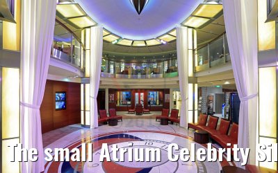 The small Atrium Celebrity Silhouette