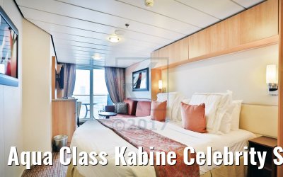 Aqua Class Kabine Celebrity Silhouette Deck 11 Beispiel