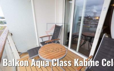 Balkon Aqua Class Kabine Celebrity Silhouette Deck 11 Beispiel