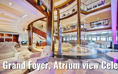 Grand Foyer, Atrium view Celebrity Silhouette