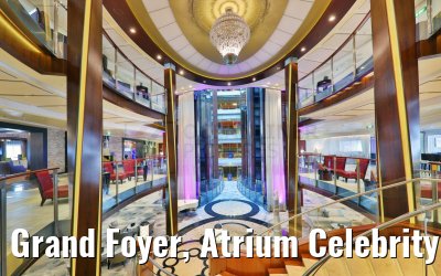 Grand Foyer, Atrium Celebrity Silhouette