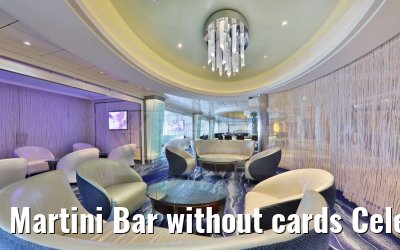 Martini Bar without cards Celebrity Silhouette
