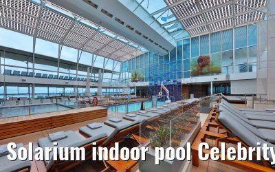 Solarium indoor pool Celebrity Silhouette