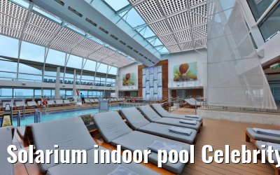 Solarium indoor pool Celebrity Silhouette