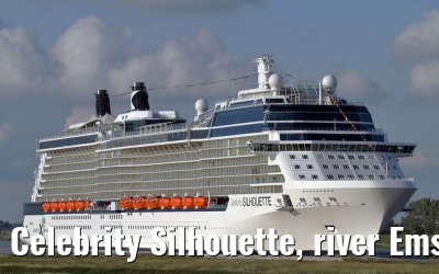 Celebrity Silhouette, river Ems conveyance, 30. June 2011
