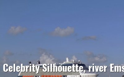 Celebrity Silhouette, river Ems conveyance, 30. June 2011