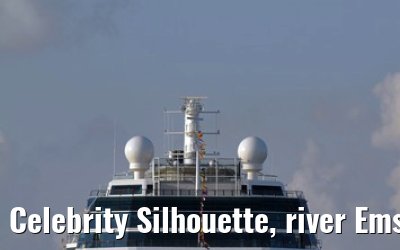 Celebrity Silhouette, river Ems conveyance, 30. June 2011